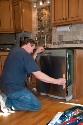 Appliance Express Repair, LLC handyman Installing dishwasher